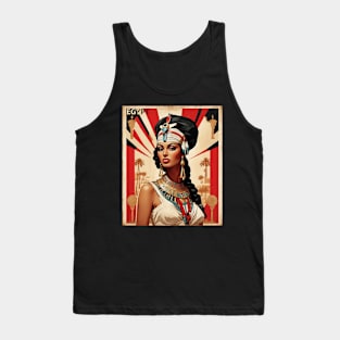 Egyptian Woman Vintage Poster Tourism Tank Top